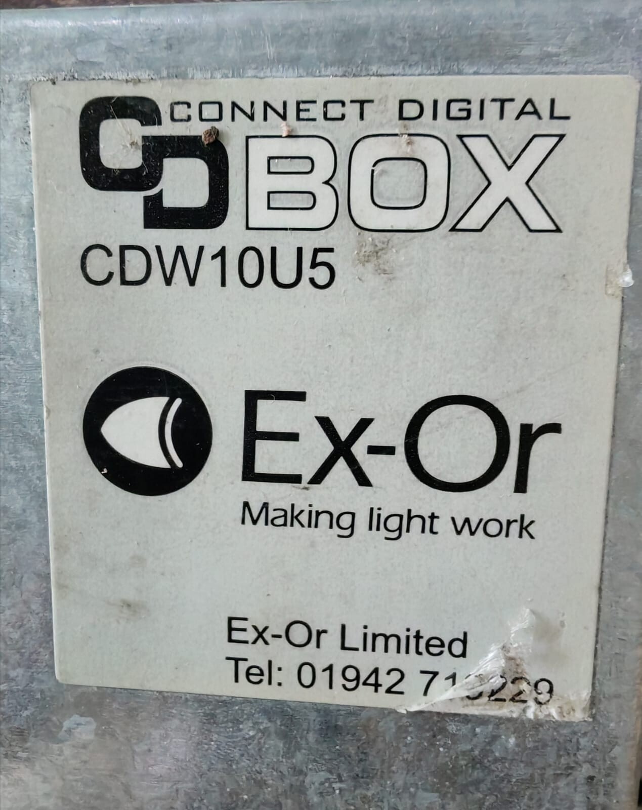 Ex-Or CDW10U5 Ex-Or CDW10U5 Connect Digital Box 2