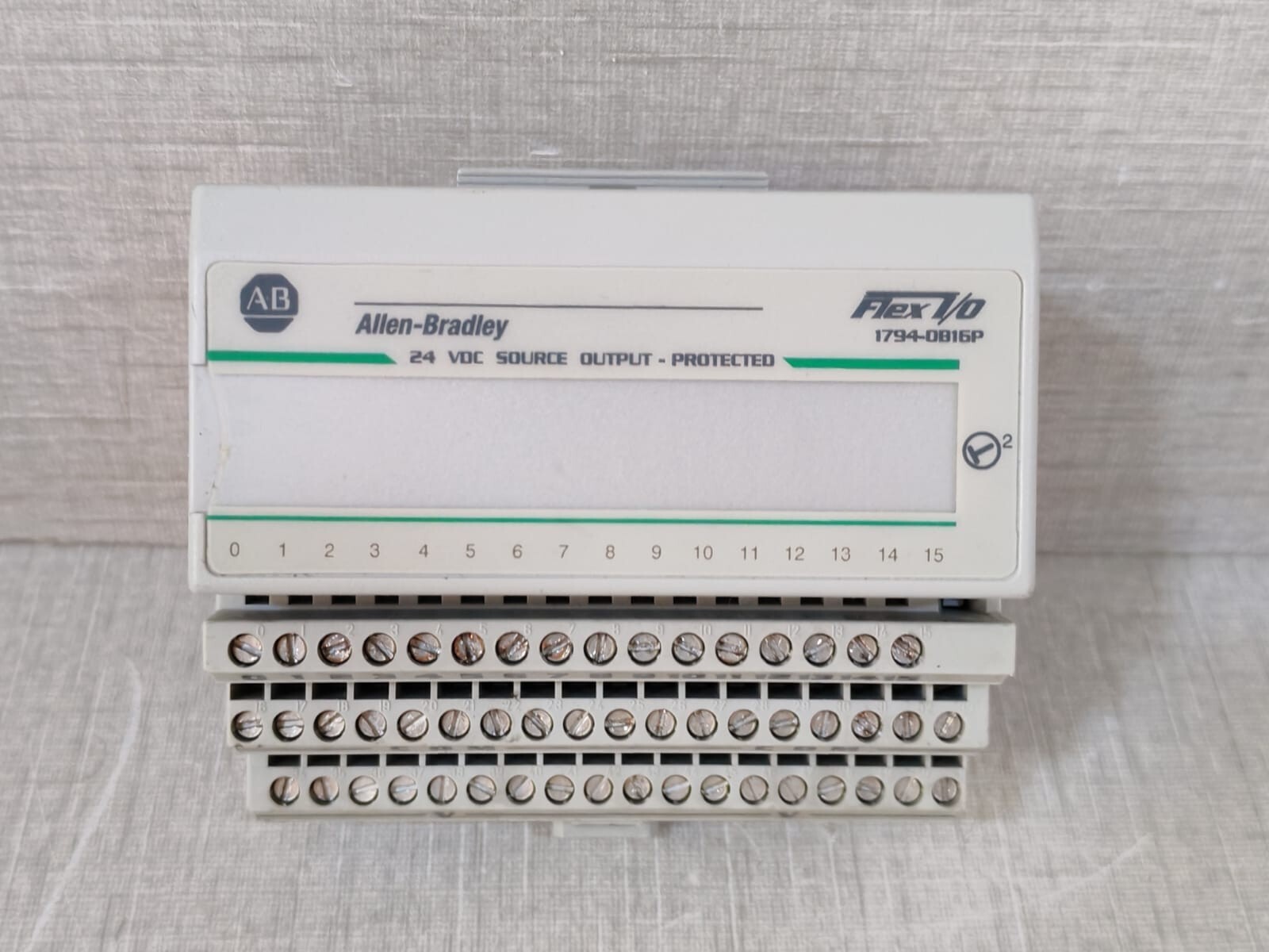 Allen-Bradley 1794-0B16P Ser.A 96268276 Rev.C01 W/ 1794-TB3 Ser.A 96145476 Base