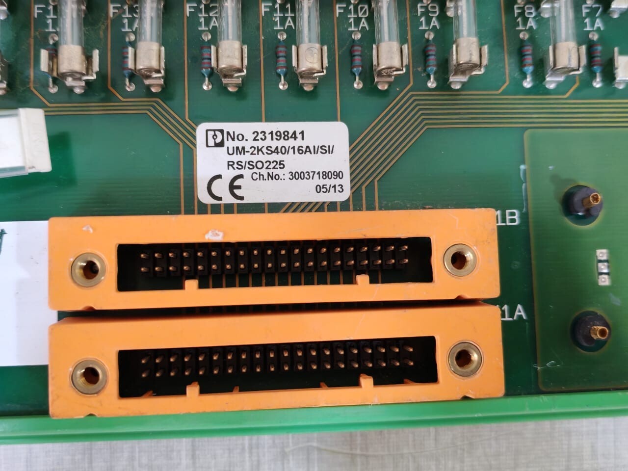 Phoenix Contact UM-2KS40/16AI/SI/RS/SO225 PHOENIX CONTACT UM-2KS40/16AI/SI/RS/SO225 SERIES INPUT MODULE PCB-missing part 2