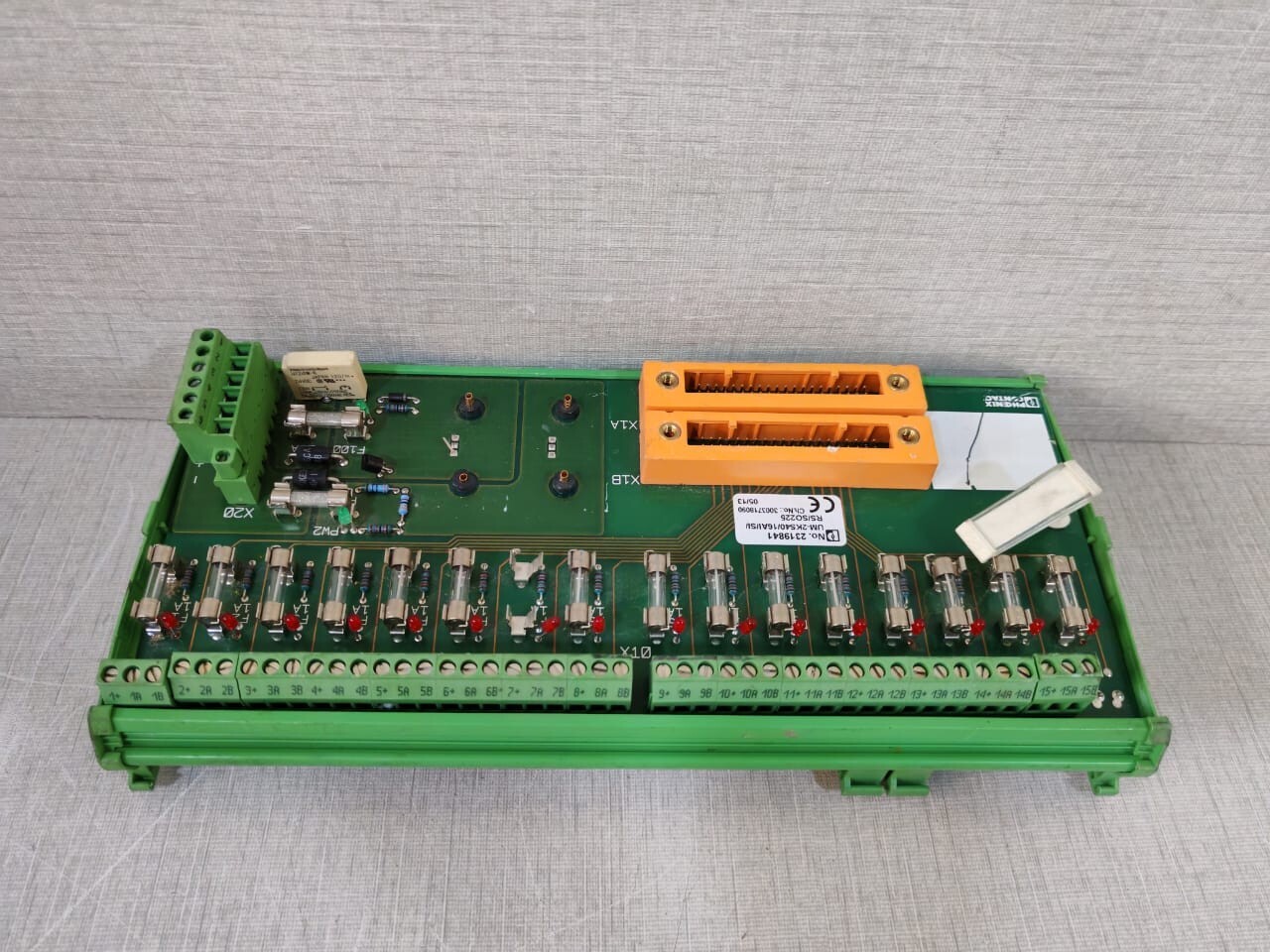 Phoenix Contact UM-2KS40/16AI/SI/RS/SO225 PHOENIX CONTACT UM-2KS40/16AI/SI/RS/SO225 SERIES INPUT MODULE PCB-missing part 4