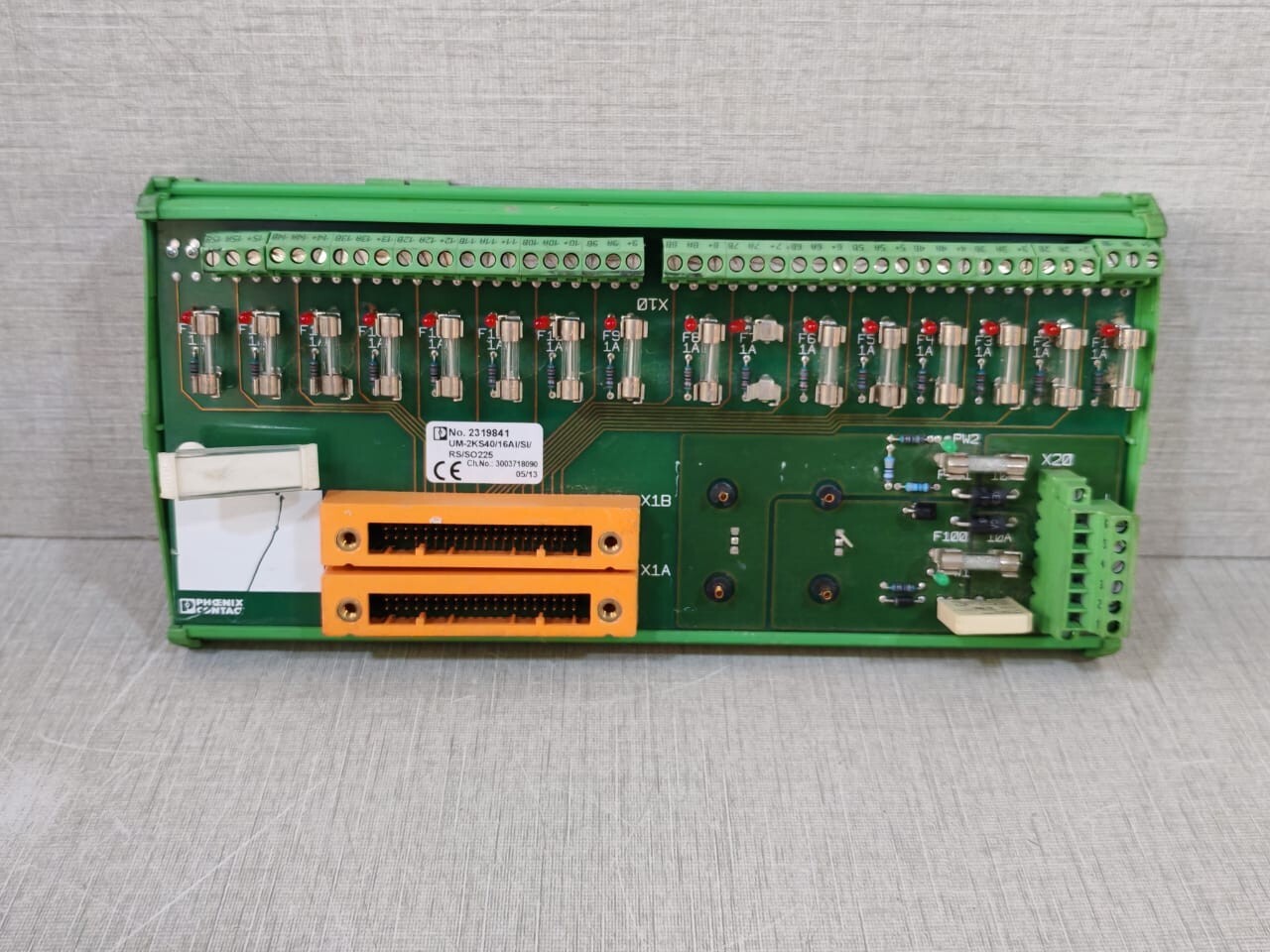 PHOENIX CONTACT UM-2KS40/16AI/SI/RS/SO225 SERIES INPUT MODULE PCB-missing part