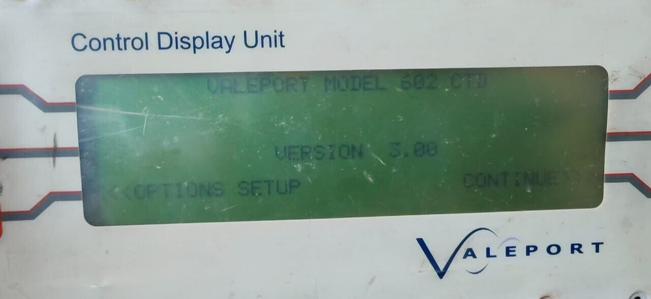 Valeport 602 CTD Valeport Model 602 CTD Version 3.00 Control Display Unit 2