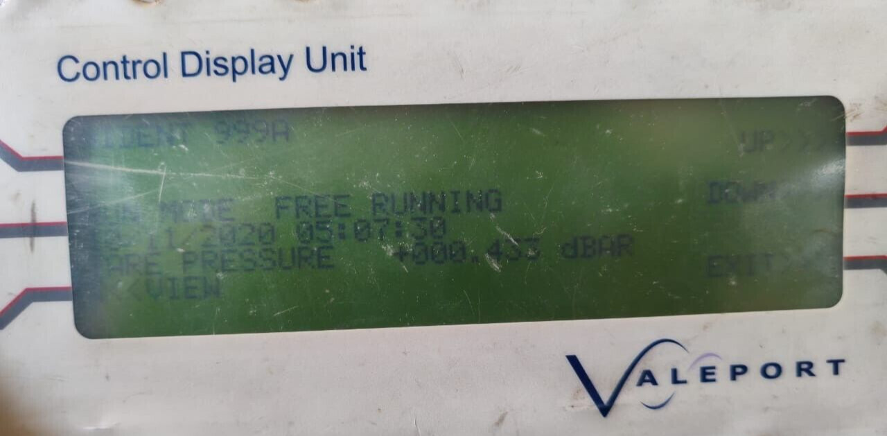 Valeport 602 CTD Valeport Model 602 CTD Version 3.00 Control Display Unit 3