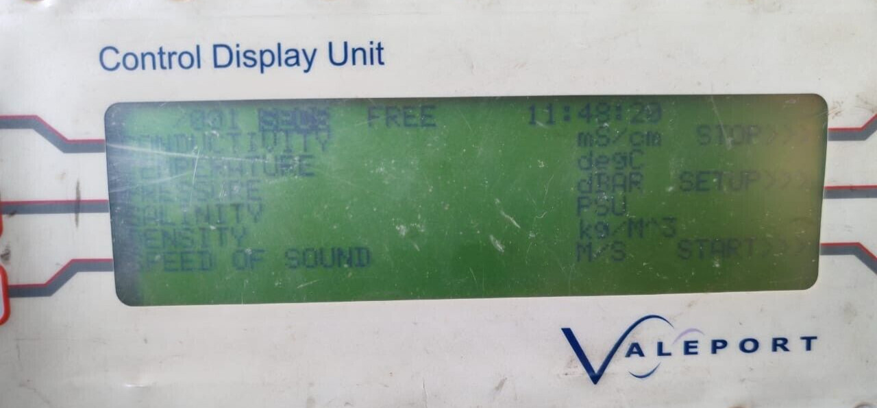 Valeport 602 CTD Valeport Model 602 CTD Version 3.00 Control Display Unit 4