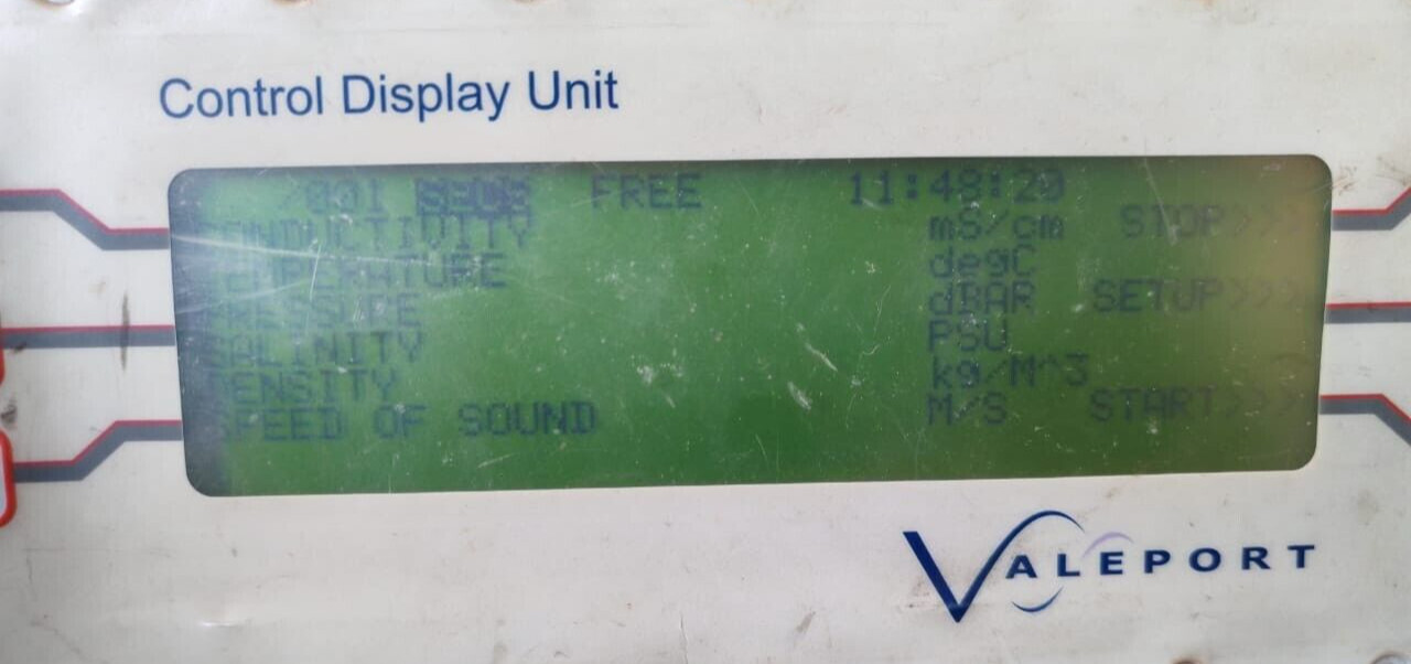 Valeport 602 CTD Valeport Model 602 CTD Version 3.00 Control Display Unit 5