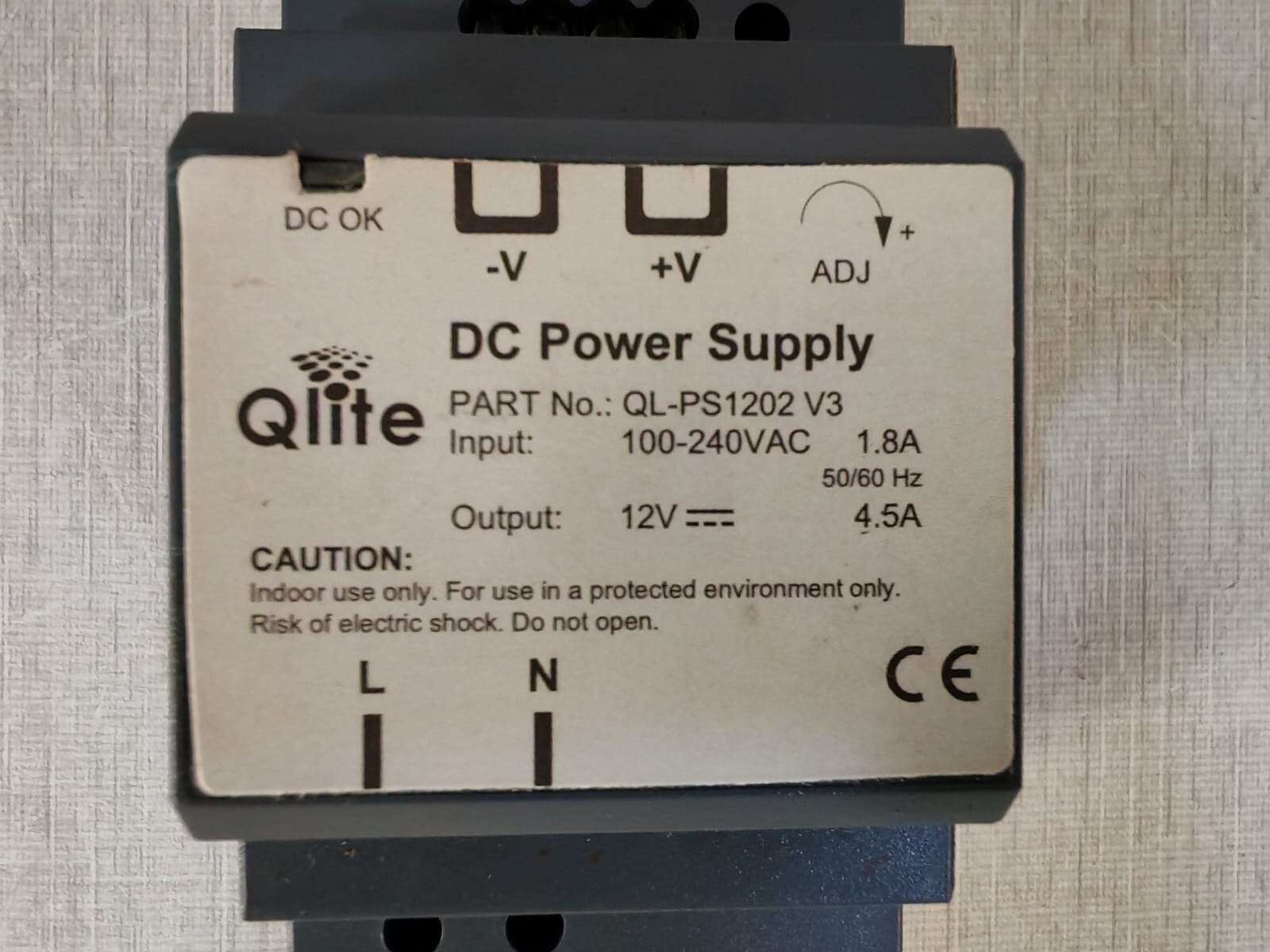 QLITE QL-PS1202 V3 QL-PS1202 QLITE QL-PS1202 V3 DC Power Supply 2