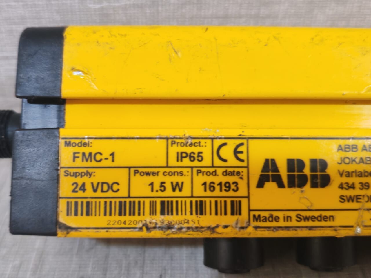 ABB FMC-1 ABB FMC-1 MUTING CONNECTION UNIT 24VDC 3