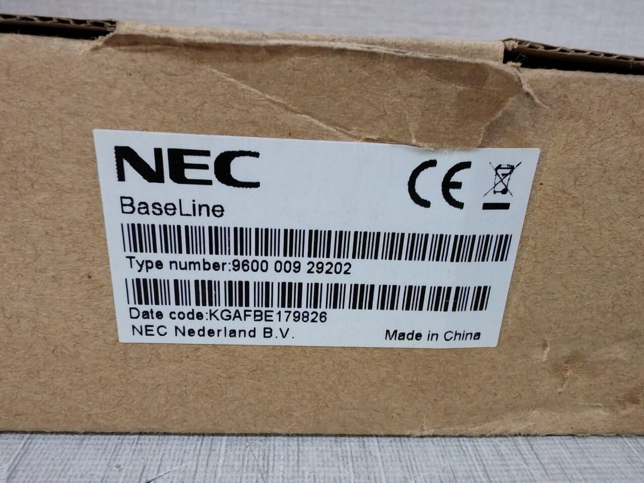 NEC KGAFBE179826 NEC BASELINE 9600 009 29202 | 960000929202 BLACK LANDPHONE KGAFBE179826 10