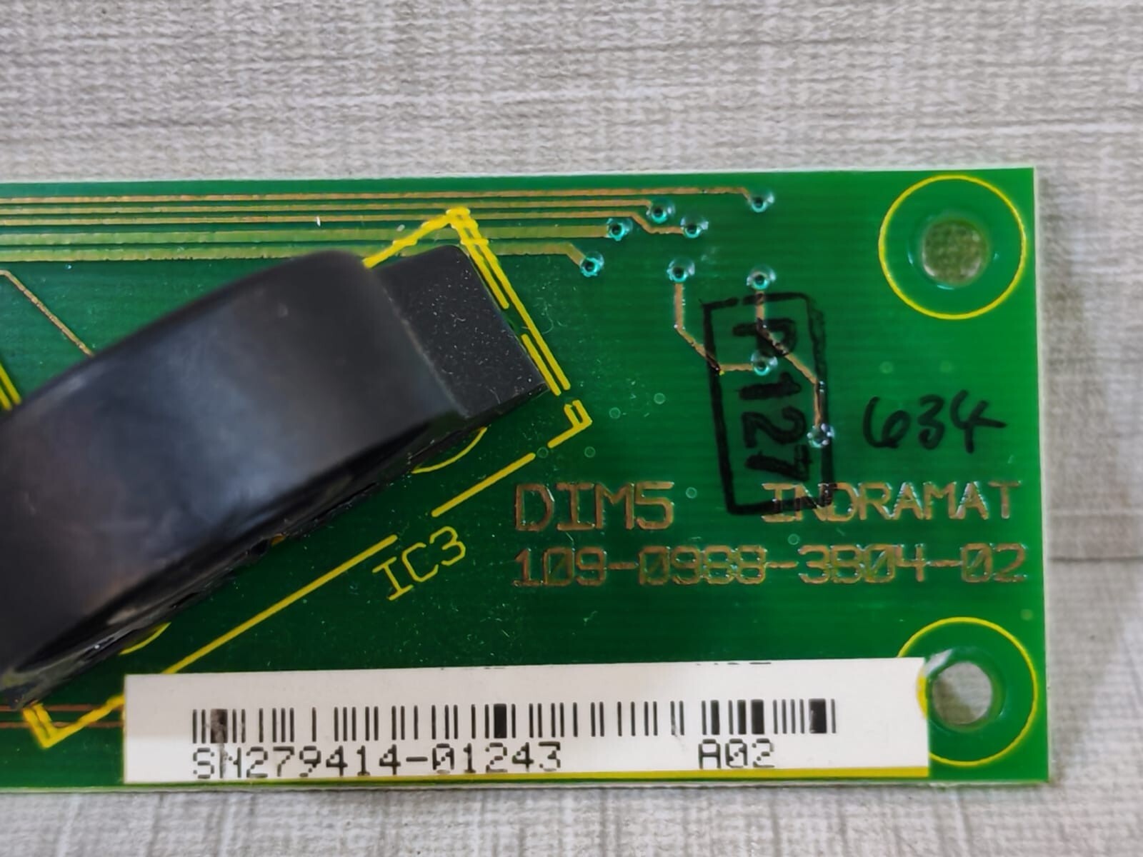 Bosch Rexroth 109-0988-3B04-02 INDRAMAT 109-0988-3B04-02 CIRCUIT BOARD MICRO SWITCH CONTROL DDC CONTROLLER 2