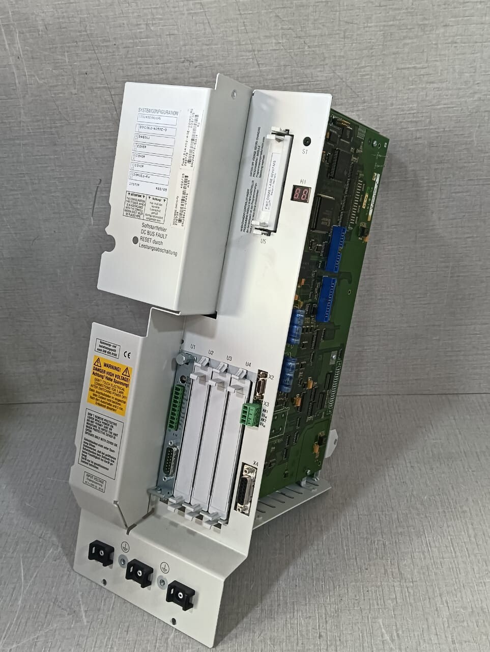 Rexroth DDC01.2-N050C-DA01-01-FW REXROTH / INDRAMAT DDC01.2-N050C-DA01-01-FW AC SERVO COMPACT CONTROLLER 10