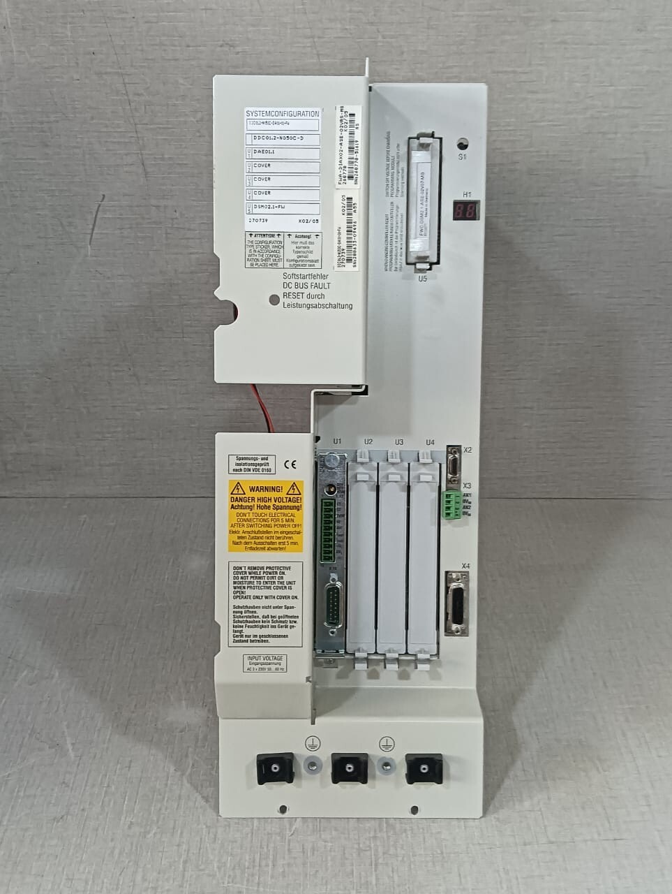 REXROTH / INDRAMAT DDC01.2-N050C-DA01-01-FW AC SERVO COMPACT CONTROLLER