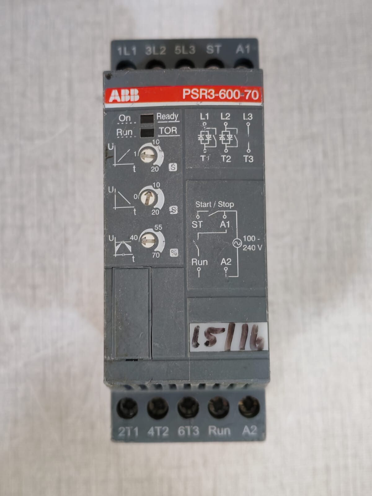 ABB PSR3-600-70 SOFT STARTER 1SFA896103R7000