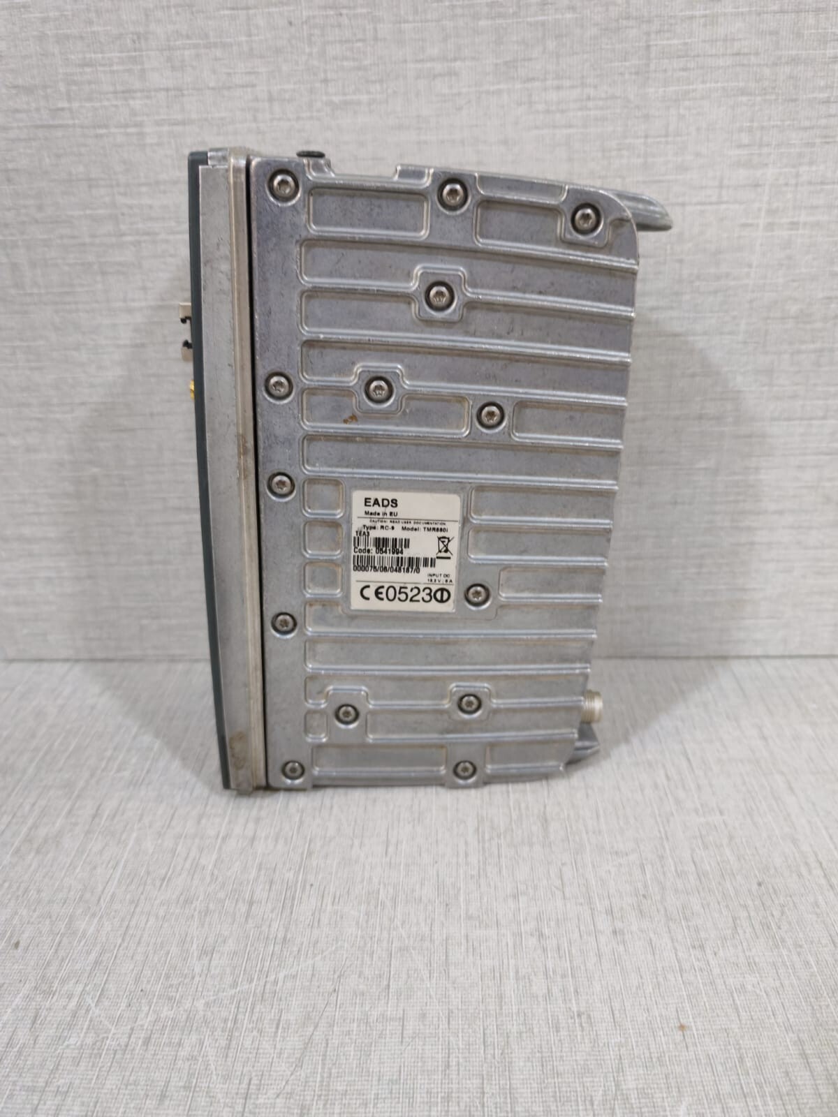 EADS UNKNOWN EADS TMR880i Remote Head UHF Digital TETRA Radio GPS JAVA Type: RC-9 5