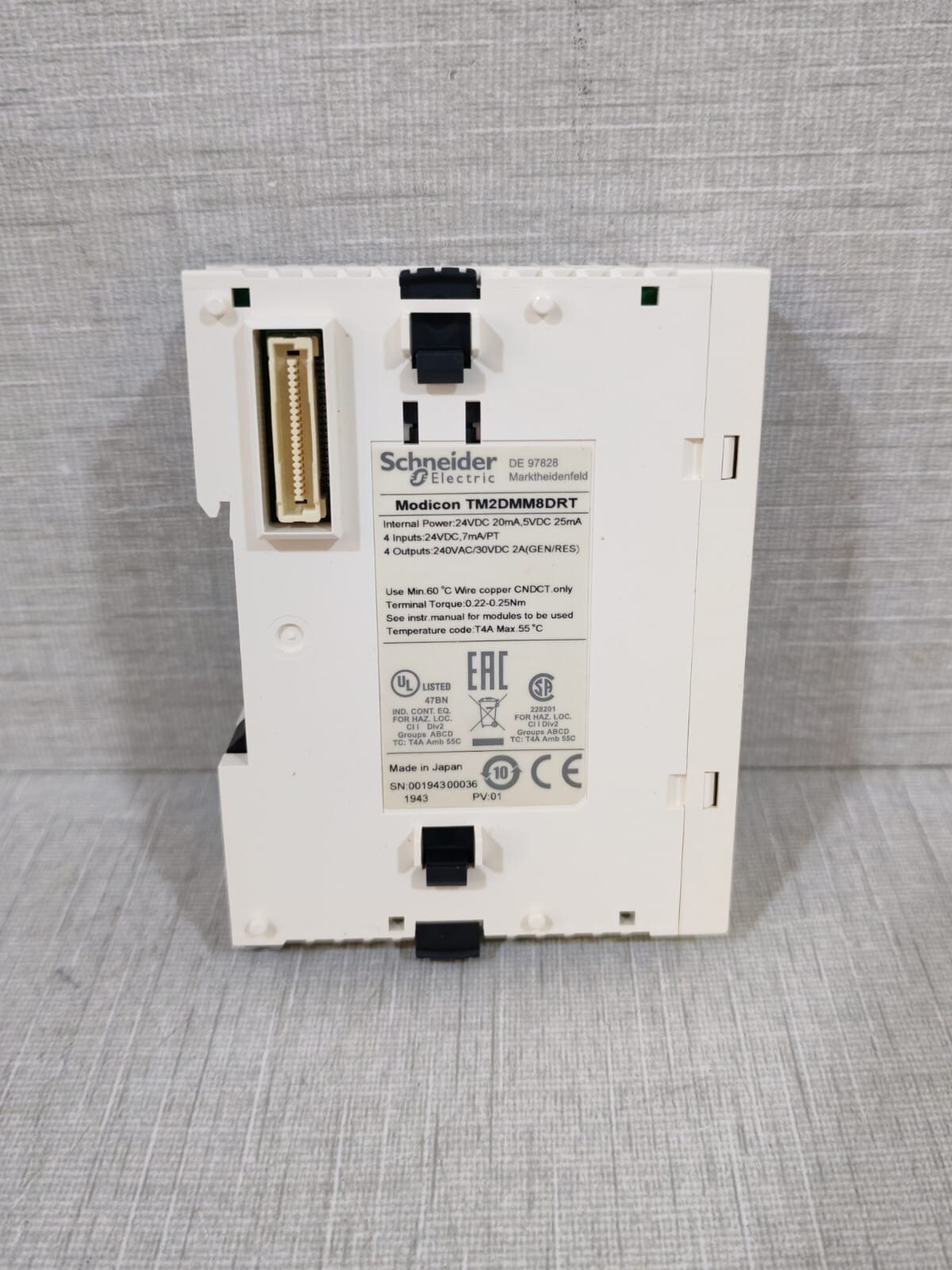 Schneider Electric TM2DMM8DRT Schneider Electric Modicon TM2DMM8DRT PLC Expansion Module 6