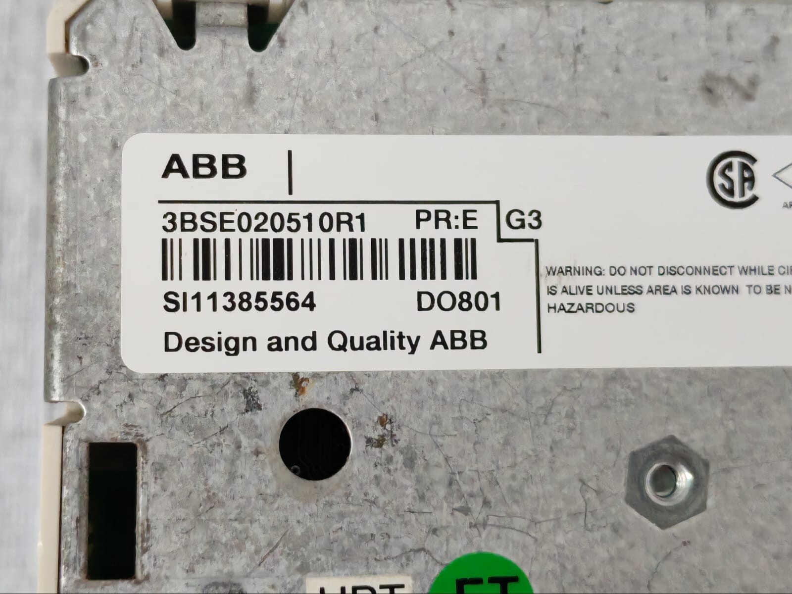 ABB 3BSE020510R1 ABB DO801 Digital Output Module 3BSE020510R1 7