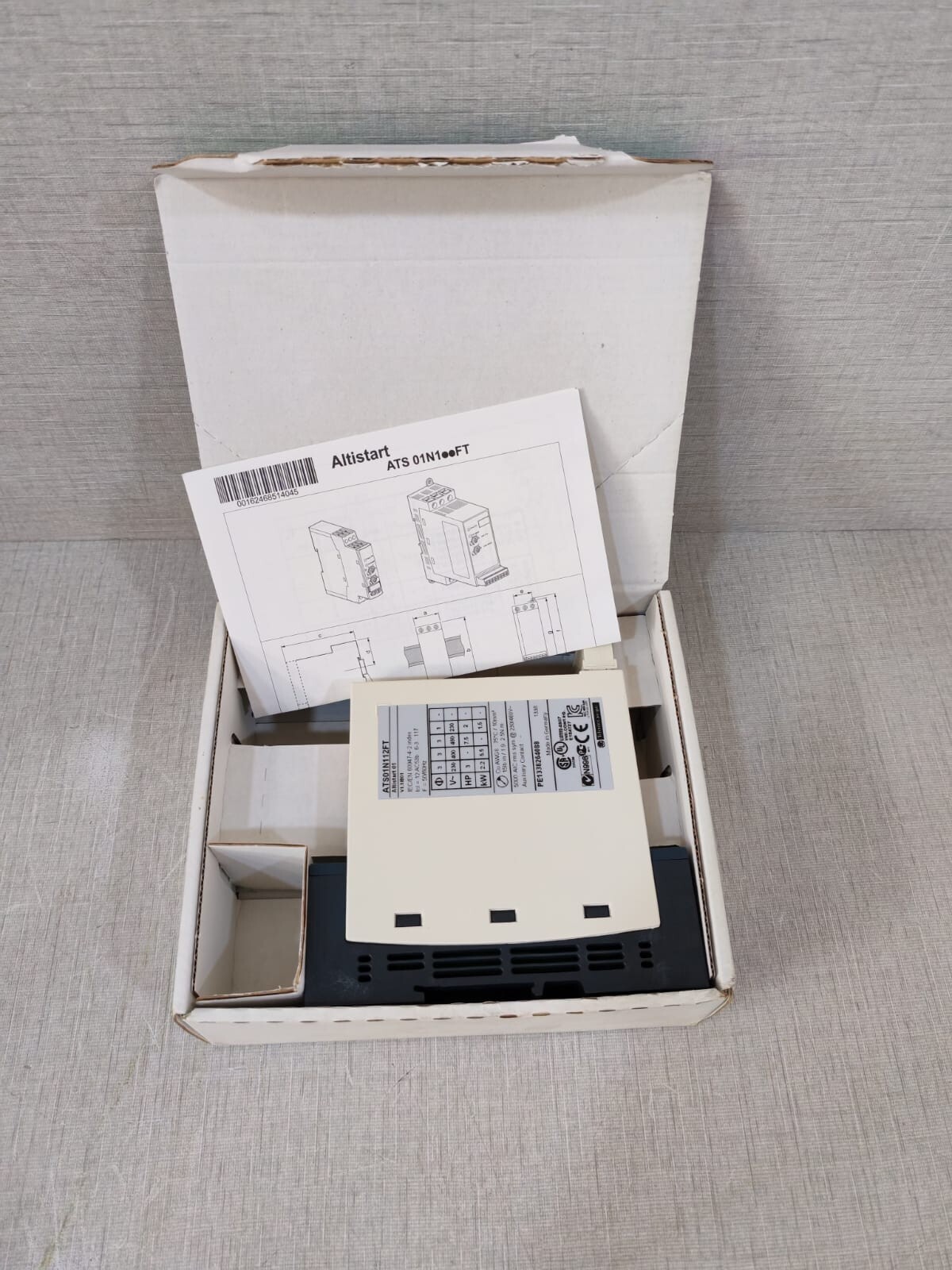 Schneider Electric 066716 Schneider Electric Soft Starter ATS01N112FT Altistart 01, 066716 | 12A 110-480V 10