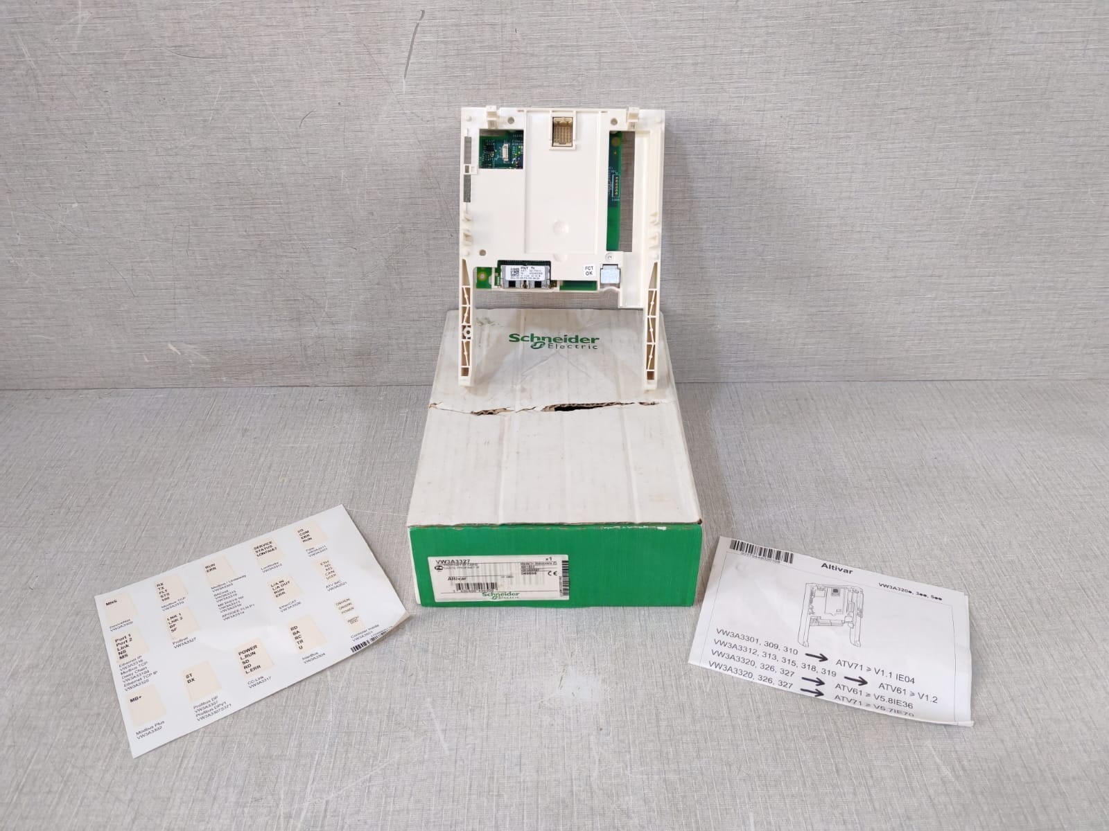 SCHNEIDER ELECTRIC VW3A3327 V1.03 PROFINET COMMUNICATION CARD
