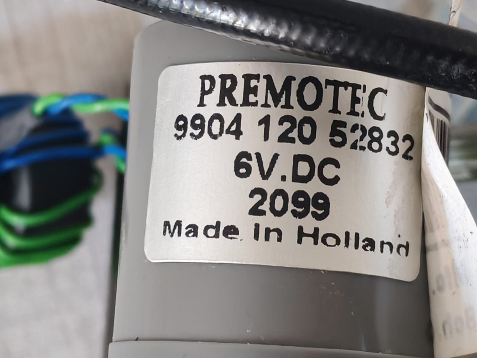 Parker CM20.9021 DC Motor for Parker CM20 Portable Particle Fluid Contamination Monitor CM20.9021 9