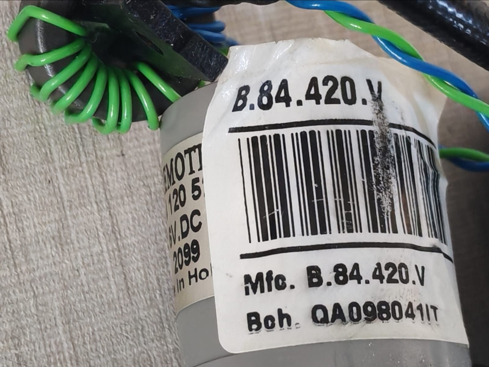 Parker CM20.9021 DC Motor for Parker CM20 Portable Particle Fluid Contamination Monitor CM20.9021 10
