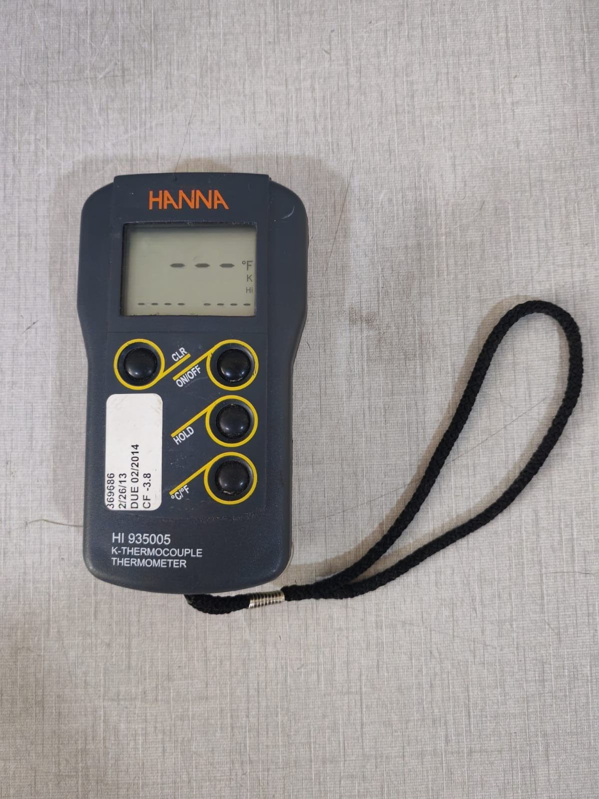 HANNAH 935005 HANNAH HI 935005 K-THERMOCOUPLE THERMOMETER 3