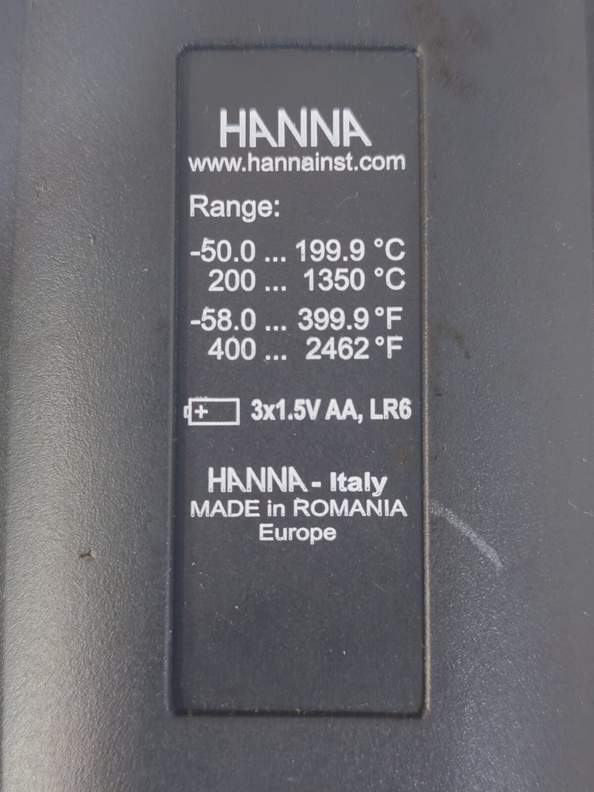 HANNAH 935005 HANNAH HI 935005 K-THERMOCOUPLE THERMOMETER 5