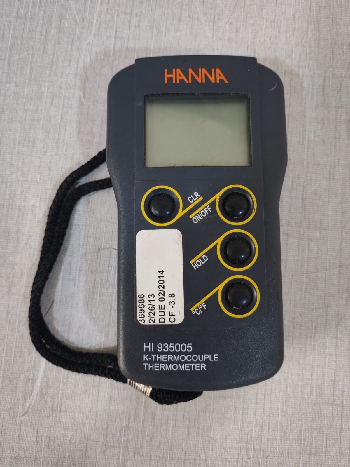 HANNAH 935005 HANNAH HI 935005 K-THERMOCOUPLE THERMOMETER 8