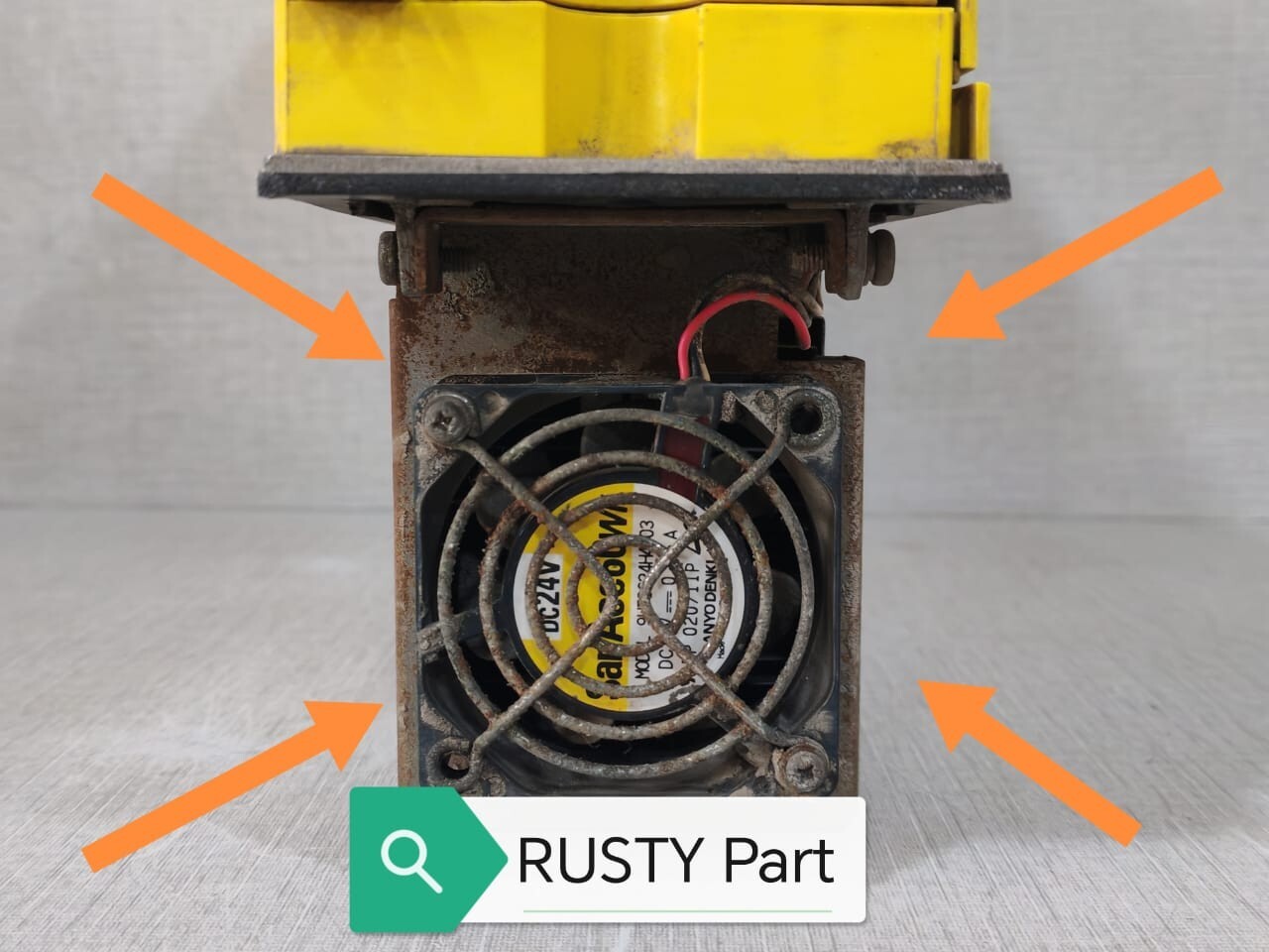 Fanuc A06B-6110-H011 FANUC A06B-6110-H011 SER D POWER SUPPLY- & WITH RUSTY PART 9