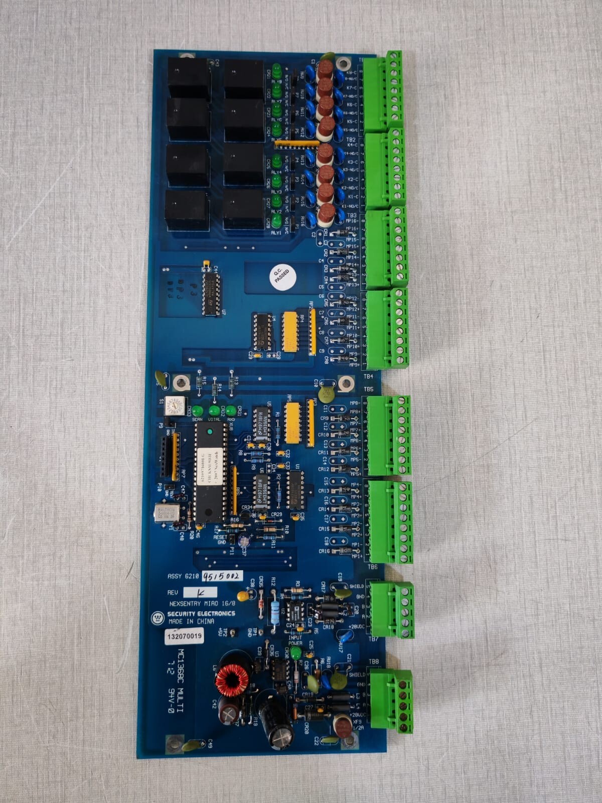 WSE 4100 Series WSE NEXSENTRY MIRO 16/8 Module 4100 Series PCB Board (Rev. K, J, G1) 3
