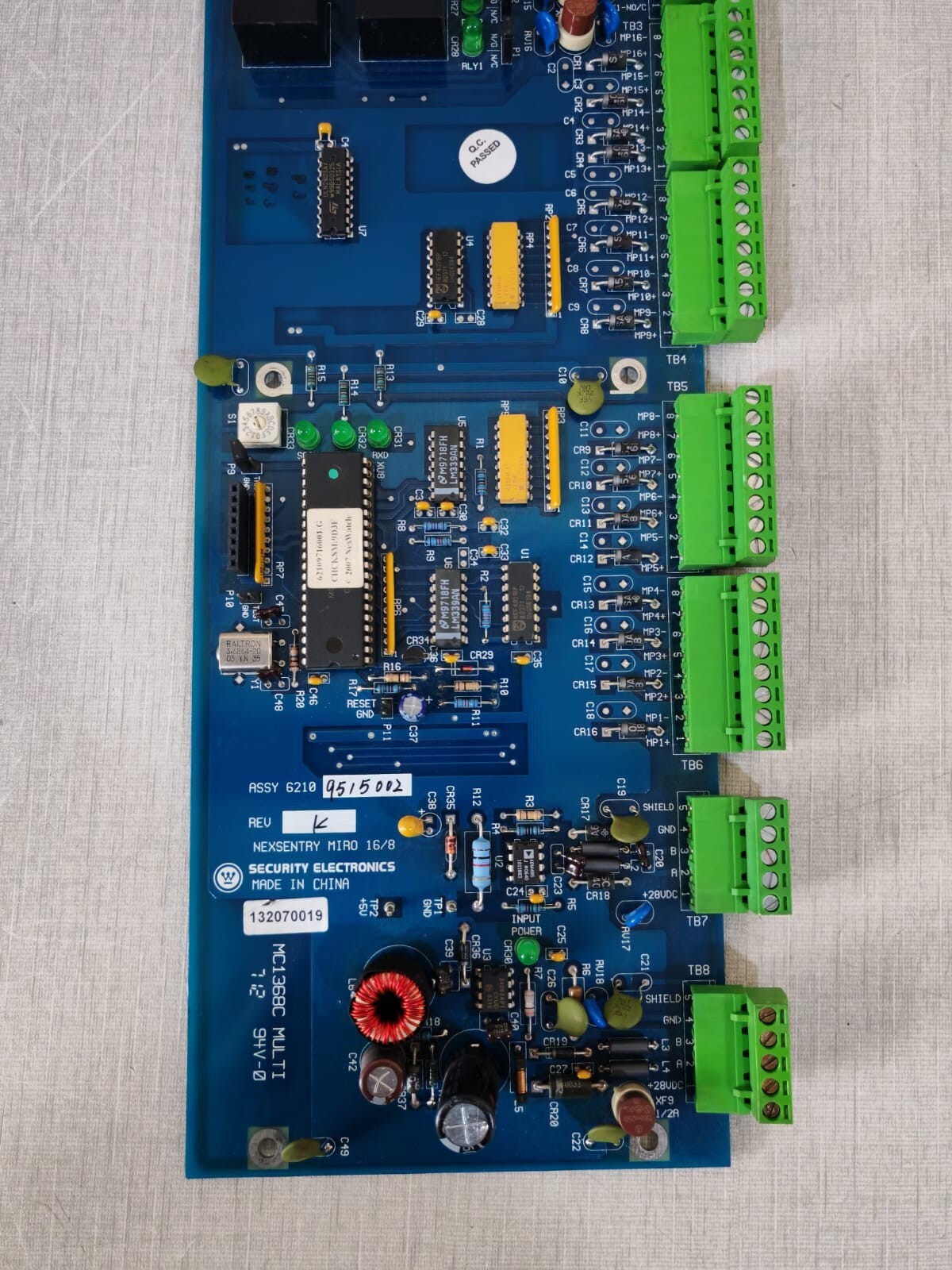 WSE 4100 Series WSE NEXSENTRY MIRO 16/8 Module 4100 Series PCB Board (Rev. K, J, G1) 6