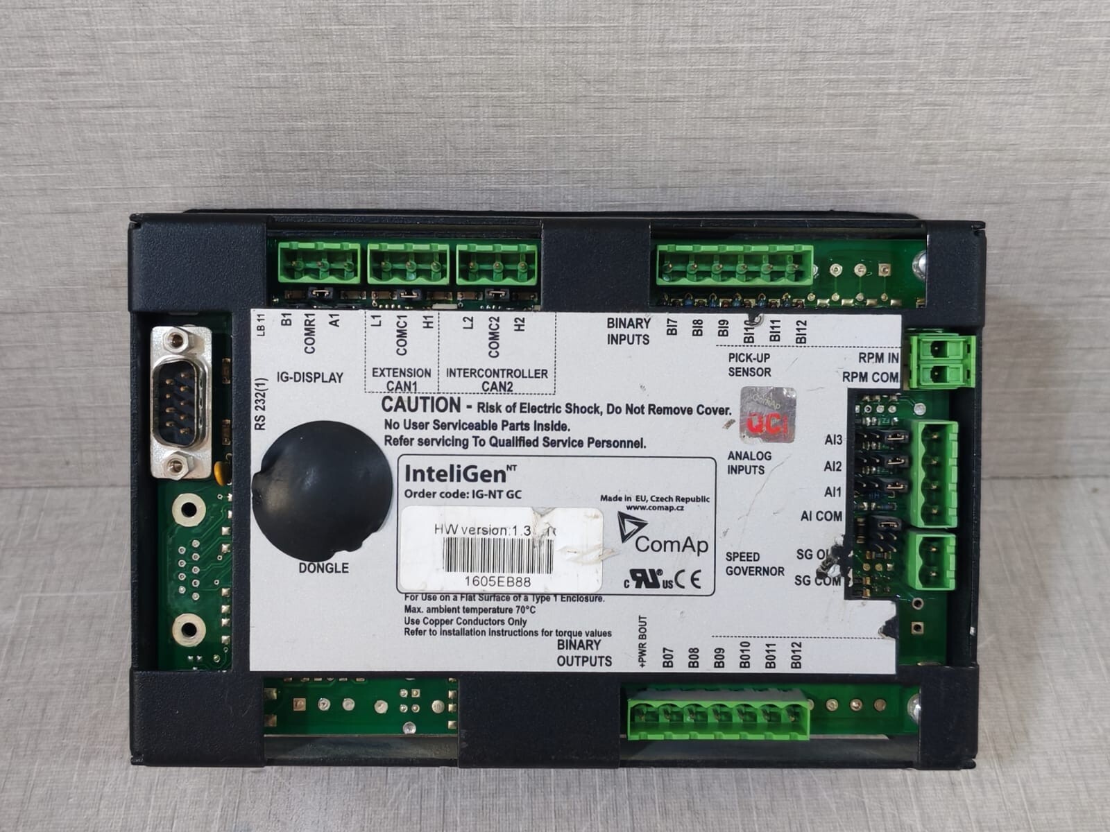COMAP INTELIGEN IG-NT GC COMAP INTELIGEN IG-NT GC GEN-SET CONTROLLER 4