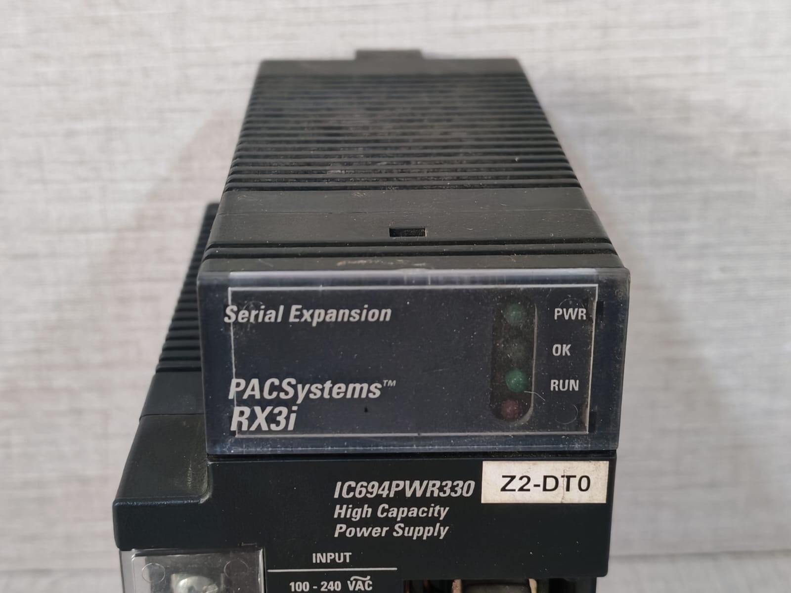 GE Fanuc IC694PWR330A GE FANUC RX3i IC694PWR330A POWER SUPPLY 120/240VAC HI-CAP 30W 2