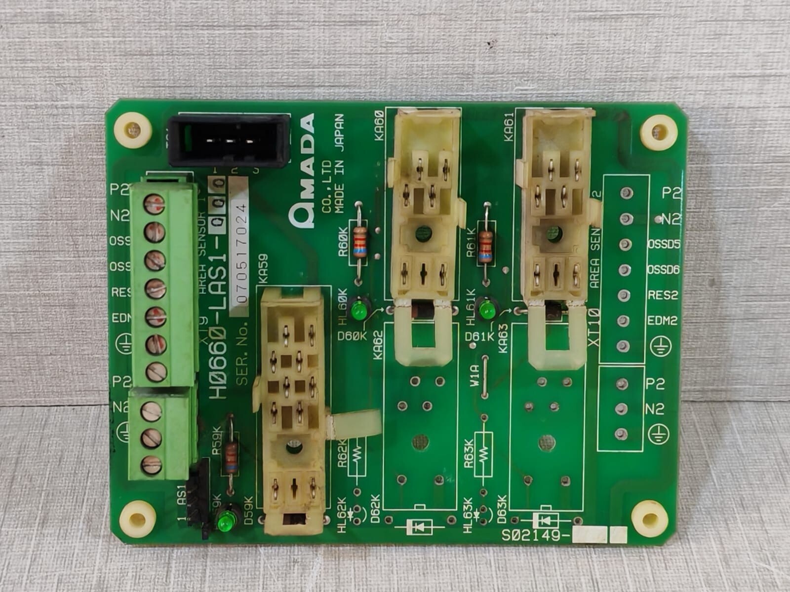 Amada H0660-LAS1-000 AMADA H0660-LAS1-000 PCB BOARD 4