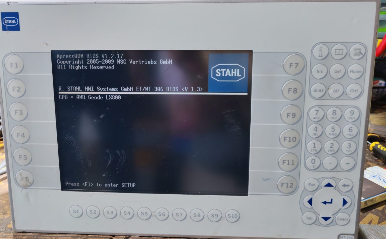 STAHL MT-306-S-TX STAHL MT-306-S-TX OPERATOR INTERFACE OPERATOR STATIONS -WITHOUT COVER 2