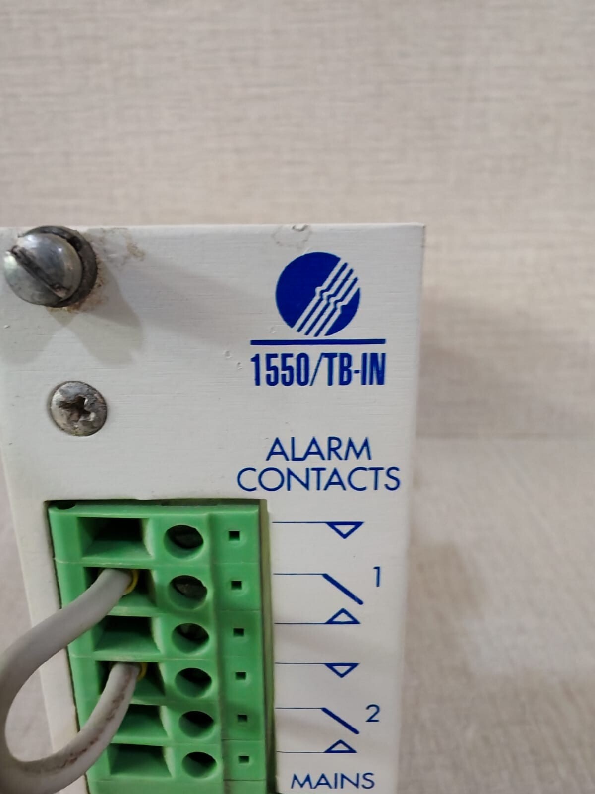ELCON INSTRUMENTS 1550 / TB-IN ELCON INSTRUMENTS 1550 / TB-IN ALARM CONTACT 6
