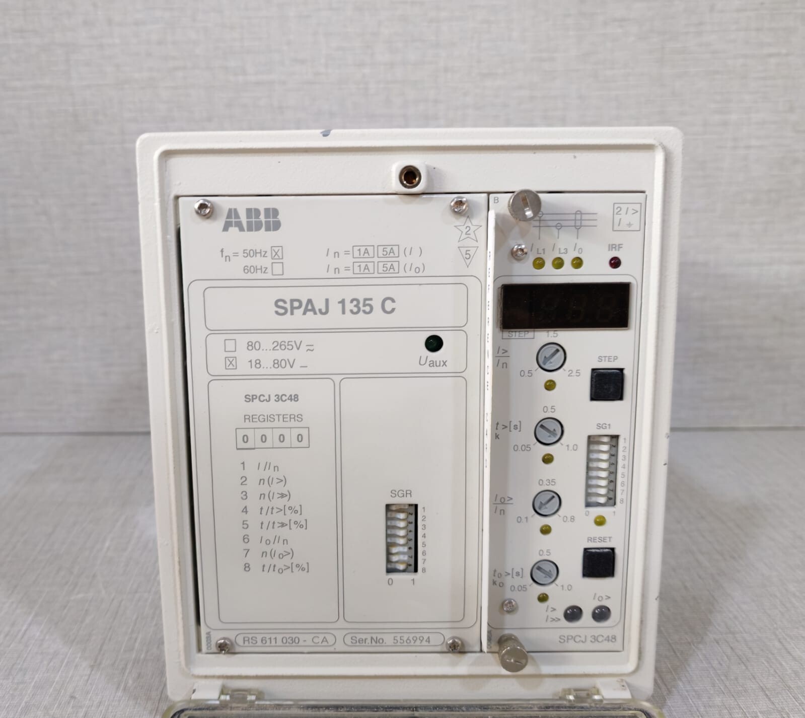 ABB SPAJ 135 C-CA ABB SPAJ 135 C / SPAJ 135 C-CA COMBINED OVERCURRENT & EARTH-FAULT RELAY-TESTED 9