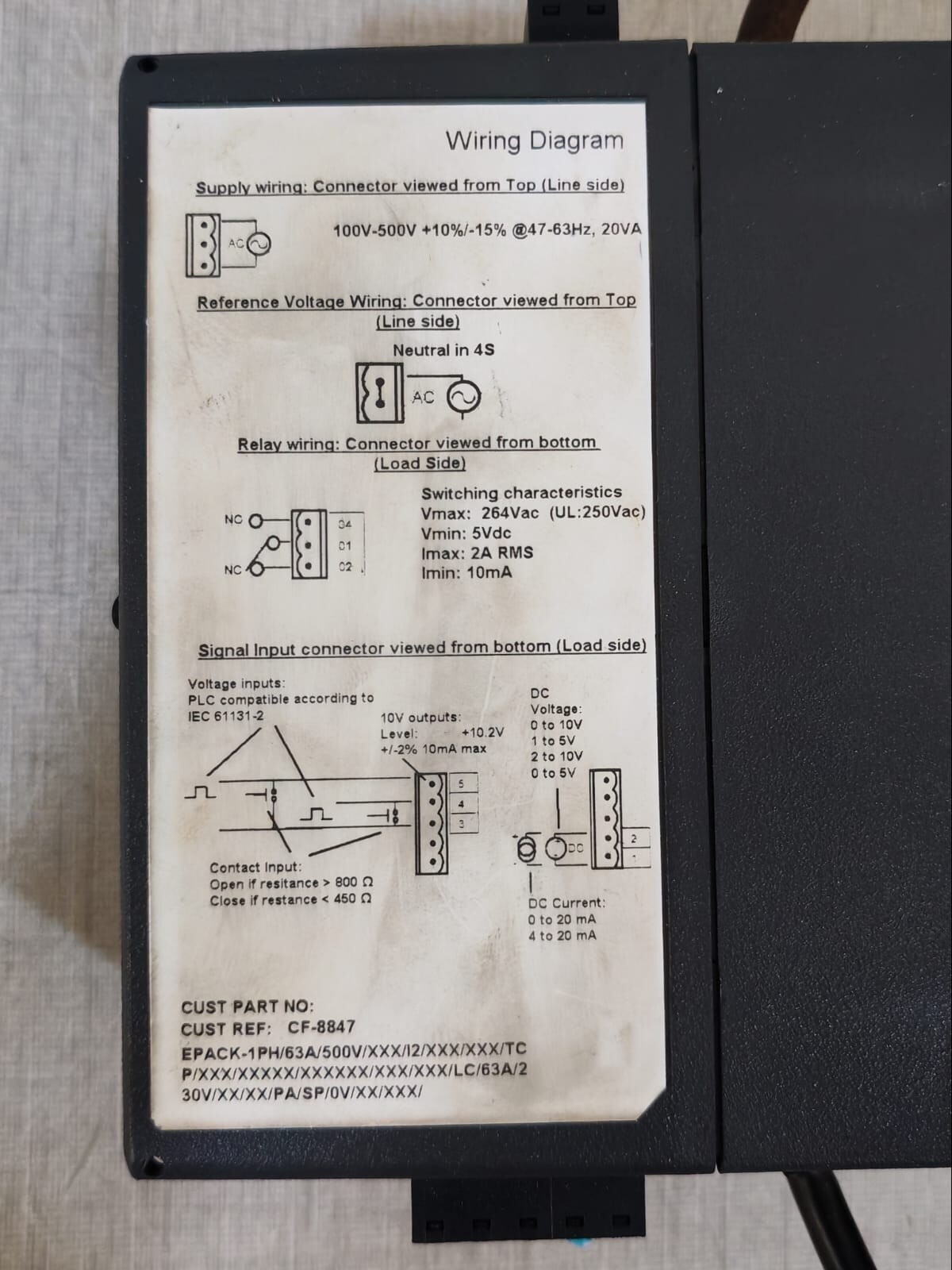 Eurotherm EPACK-1PH Eurotherm EPACK-1PH Power Controller by Schneider Electric 5
