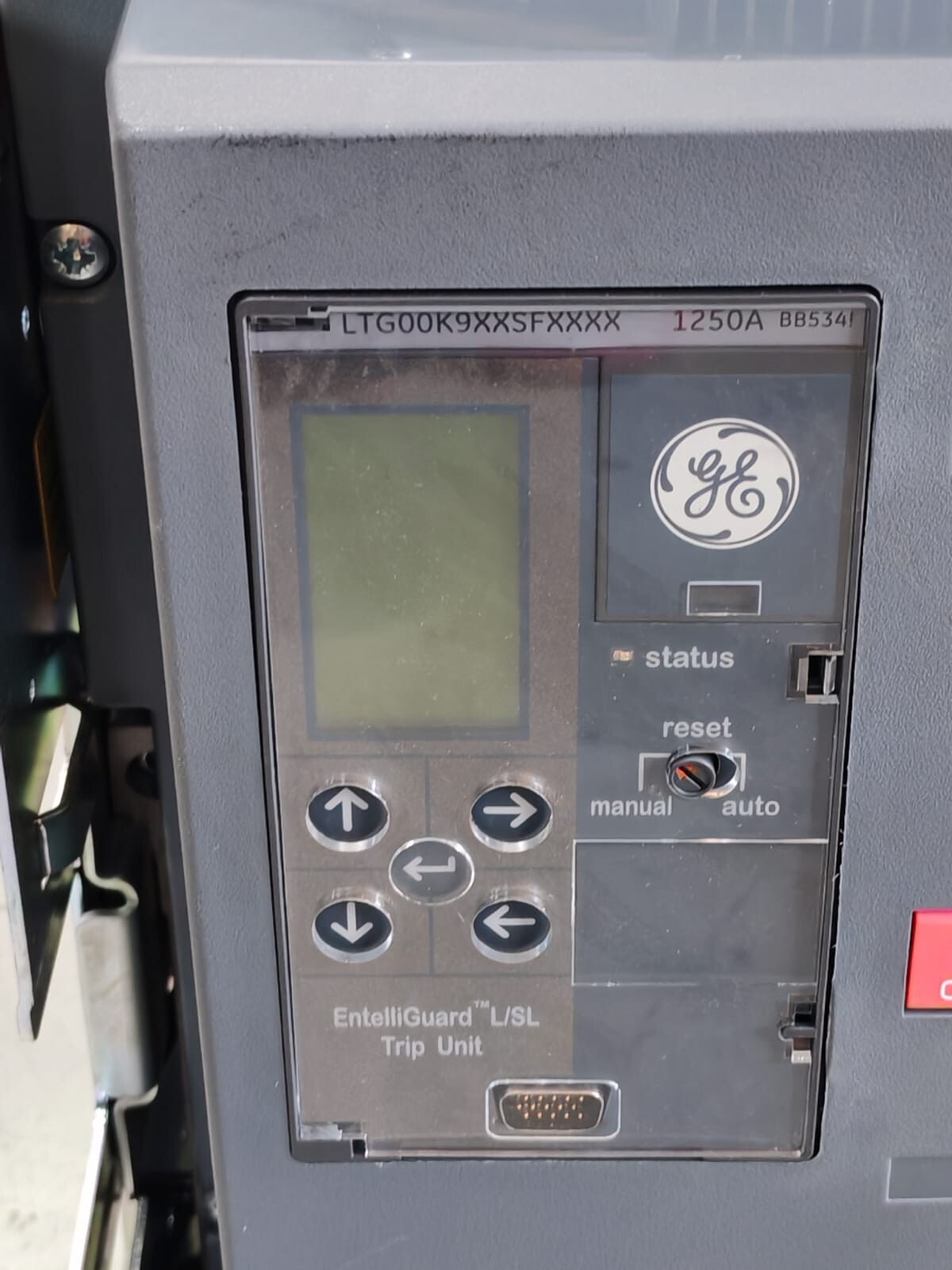 GE LTG00K9XXSFXXXX GE EntelliGuard L LG13S1 LTG00K9XXSFXXXX IN=1250A BB5341 Power Circuit Breaker 3