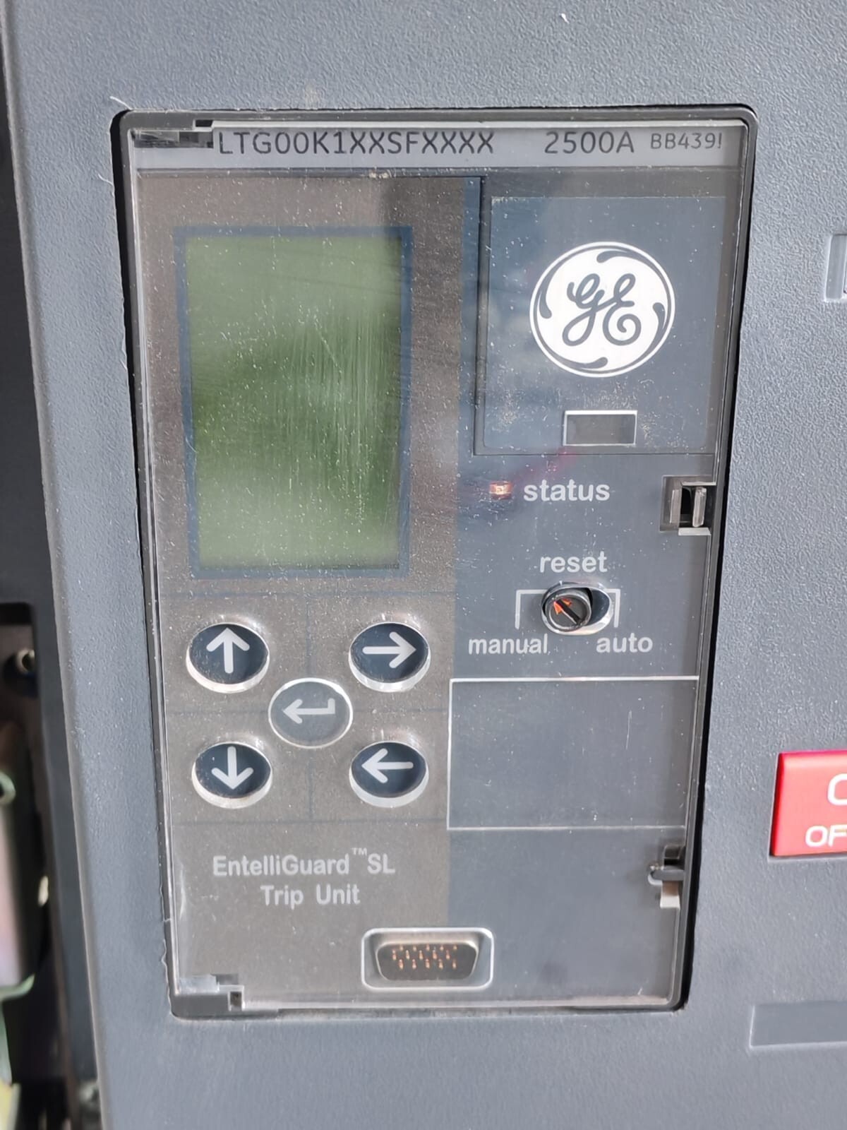 GE LTG00K1XXSFXXXX GE EntelliGuard L LG25S1 LTG00K1XXSFXXXX IN=2500A BB4391 Power Circuit Breaker 2
