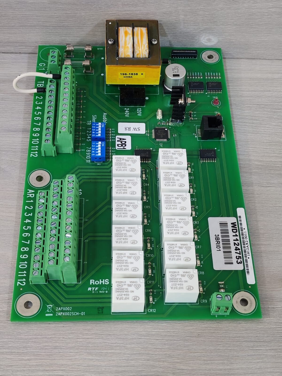 Tornatech APD-240 TORNATECH Mother Board for APD-240 Alarm Panel Diesel Fire Pump- Main Board Only 8