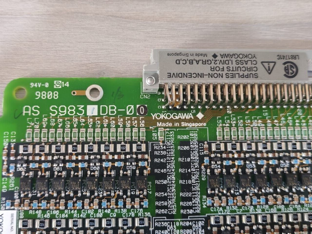Yokogawa ADM12 ADM12 S4 YOKOGAWA AS S9831DB-00 I/O OUTPUT PCB CARD 3
