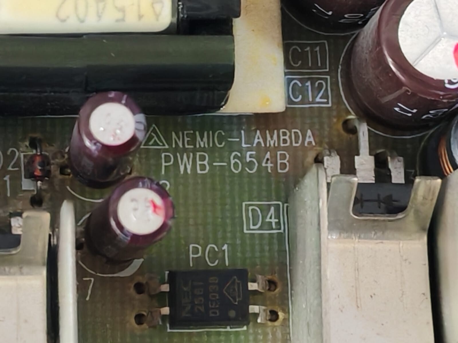 TDK-Lambda PWB-654B Nemic-Lambda PWB-654B Power Supply PCB Board 2