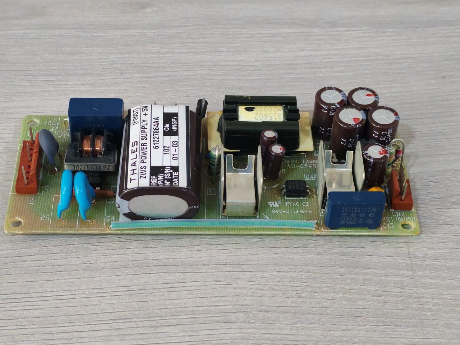TDK-Lambda PWB-654B Nemic-Lambda PWB-654B Power Supply PCB Board 3