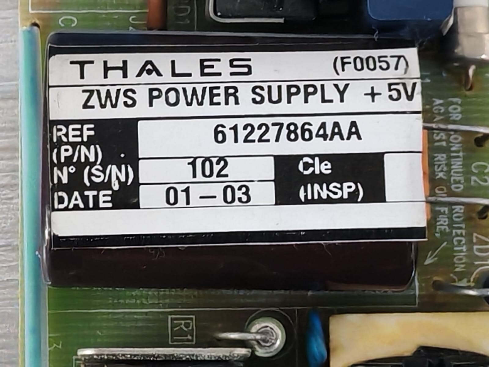 TDK-Lambda PWB-654B Nemic-Lambda PWB-654B Power Supply PCB Board 8