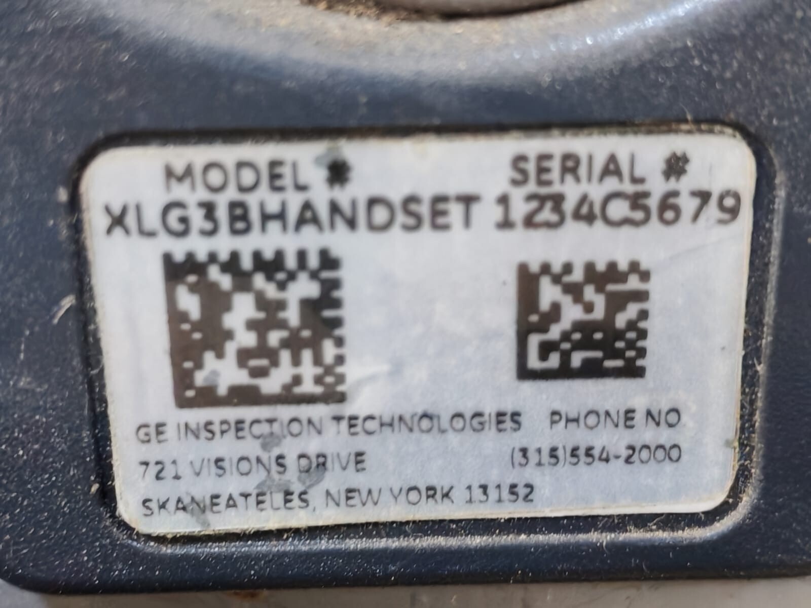 GE XLG3BHANDSET GE Inspection Technologies Everest XLG3 / XLG3BHANDSET 4
