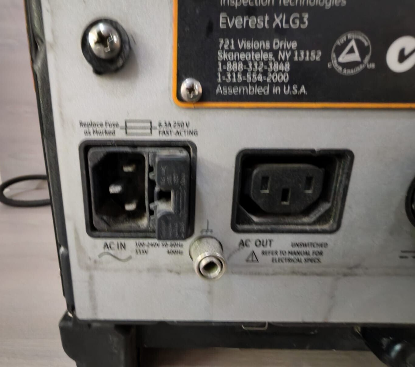 GE XLG3BHANDSET GE Inspection Technologies Everest XLG3 / XLG3BHANDSET 6