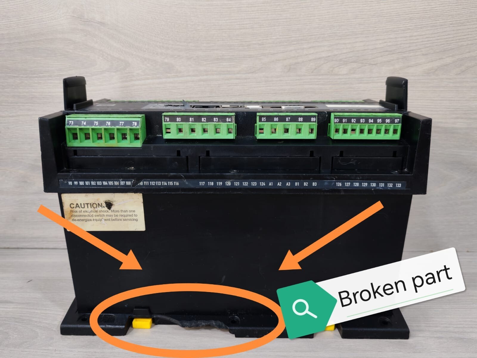 DEIF 600035686.10 DEIF GPC-3 GENERATOR PARALLELING CONTROLLER 600035686.10-WITH PART 8