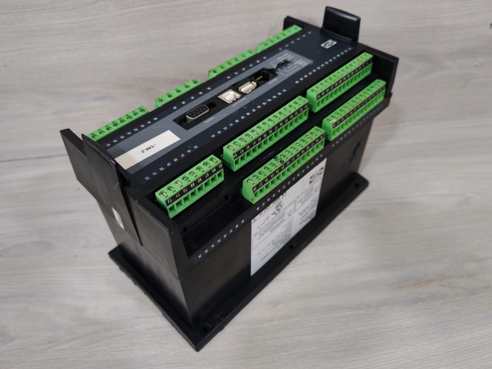 DEIF GPC-3 GENERATOR PARALLELING CONTROLLER 600035686.10-WITH DAMAGED PART