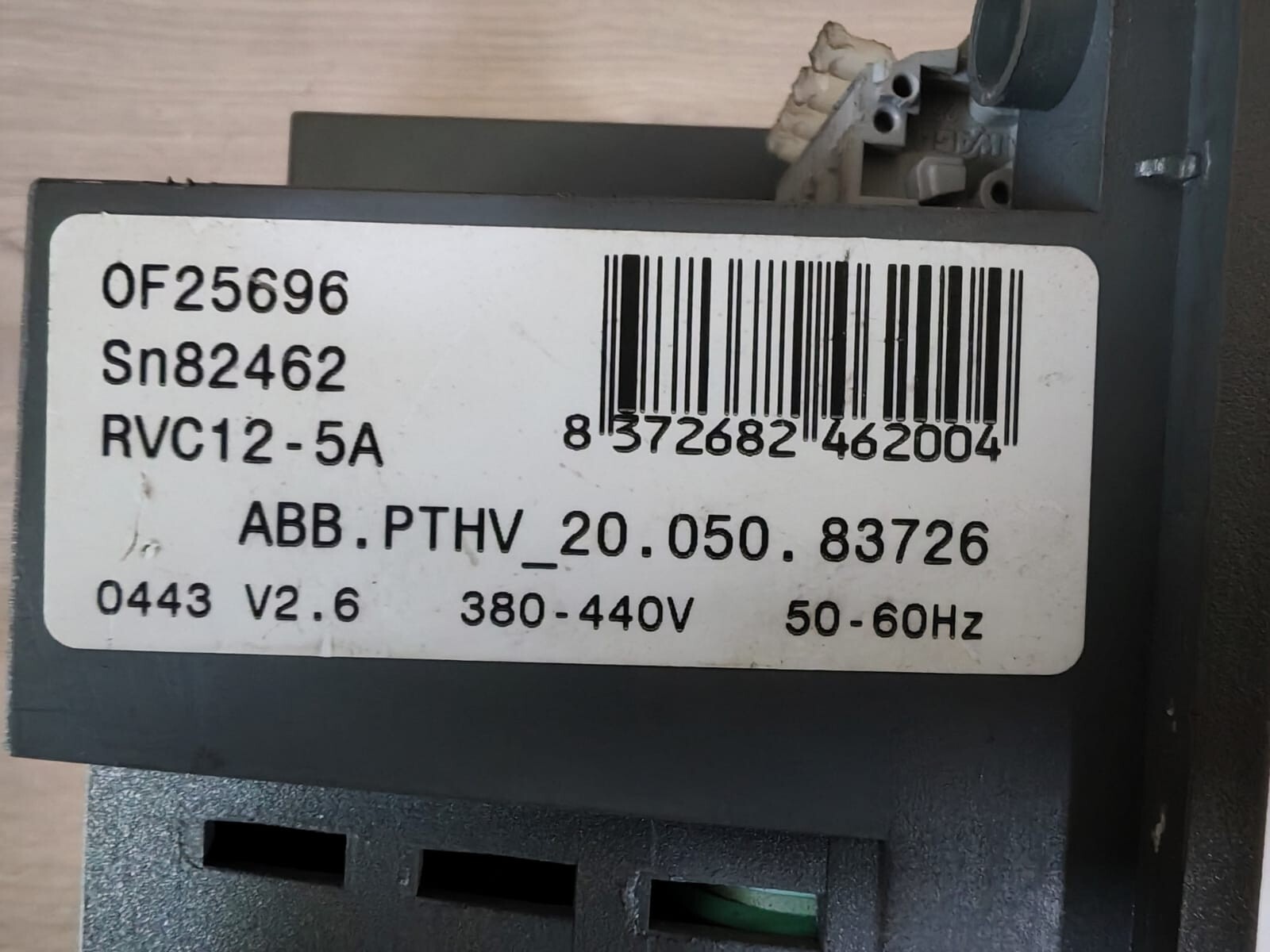 ABB RVC12-5A ABB RVC12-5A POWER FACTOR CONTROLLER PTHV_20.050.83726 5