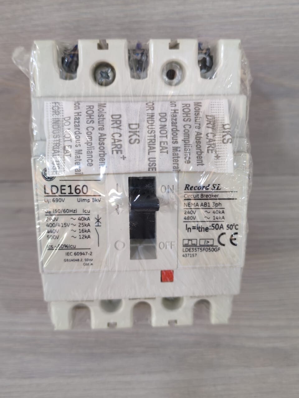 GE LDE35T5F050GF GE LDE160 Record SL LDE35T5F050GF Circuit Breaker 2