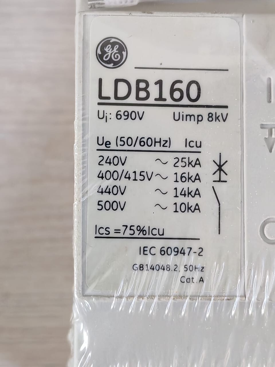 GE LDB35TF050GF GE LDB160 Record SL LDB35TF050GF Circuit Breaker 3